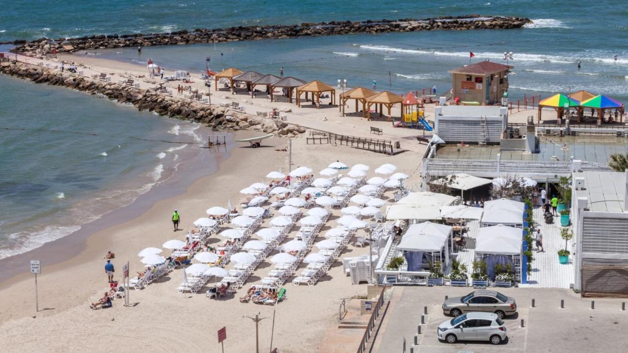 Studio & Apartments On The Beach By Aspentlv Tel Aviv Eksteriør billede